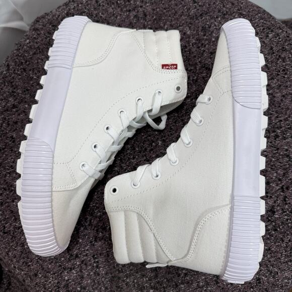 Levi's Womens Canvas Hightop Fashion Sneaker Shoe Size 9 - Picture 10 of 12